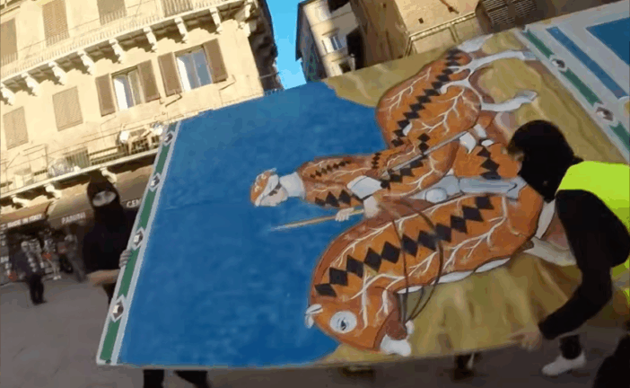 All’asta per beneficenza il Guidoriccio rubato dai goliardi