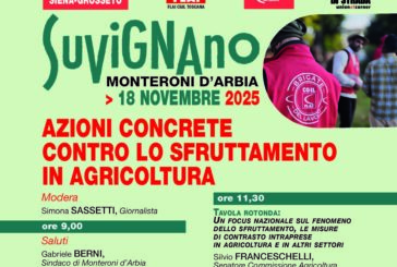 “Azioni concrete contro lo sfruttamento in agricoltura”: convegno della Flai Cgil a Suvignano