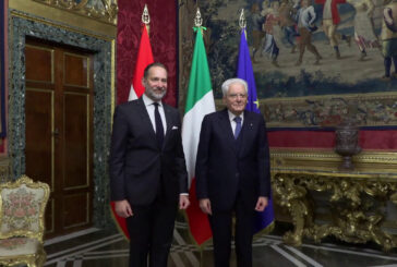 Mattarella riceve 7 nuovi ambasciatori al Quirinale