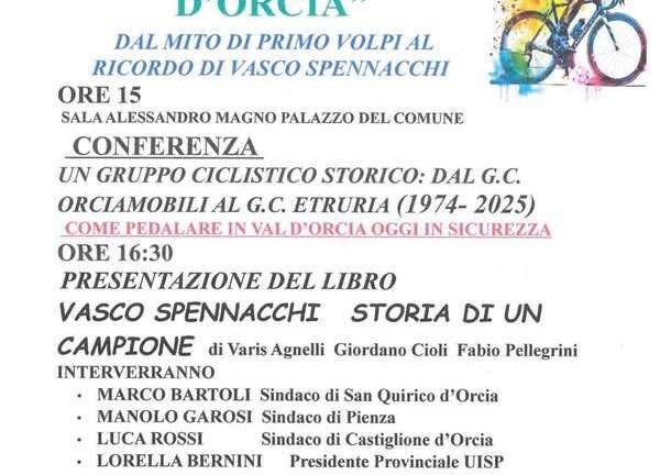 San Quirico celebra “50 anni di bicicletta in Val d’Orcia”