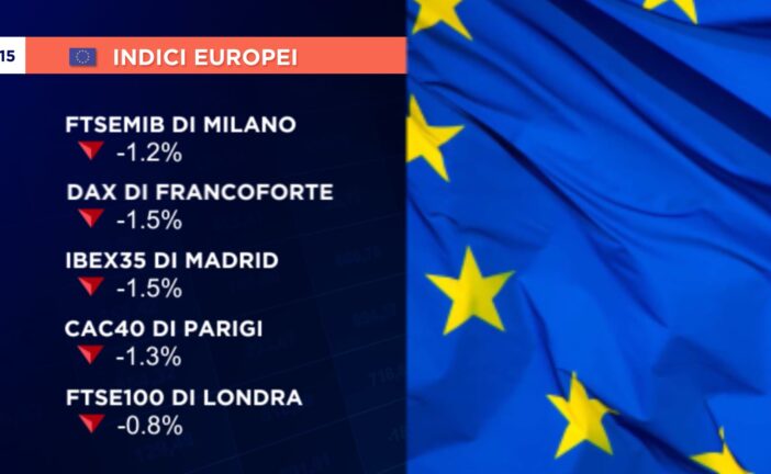 APERTURA IN ROSSO PER L’EUROPA CON MILANO -1,2%
