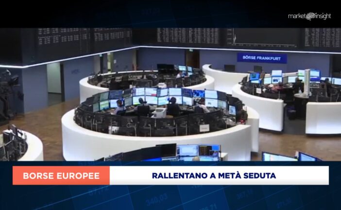 EUROPA RALLENTA A METÀ SEDUTA, PIAZZA AFFARI VIRA A -0,5%