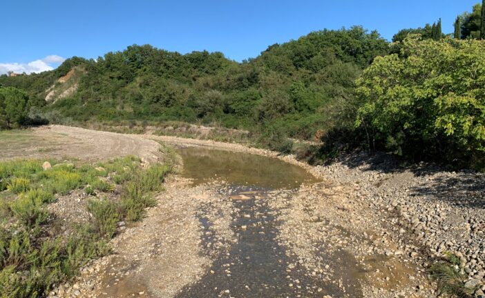 Manutenzione ordinaria sul Torrente Spagnola