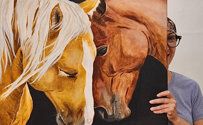 Gli “sguardi” dipinti di Ilaria Carletti in mostra alla Galleria Beaux Arts