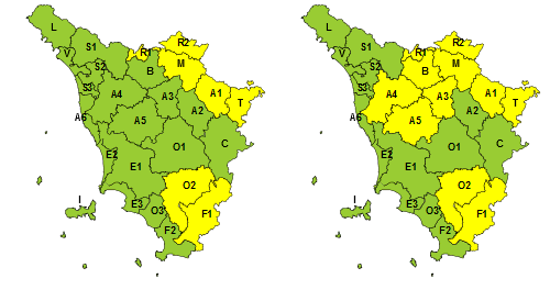 Neve e vento: codice giallo per venerdì 21 e sabato 22 novembre