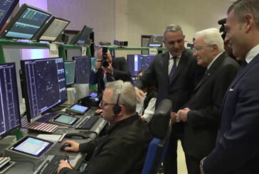 Mattarella visita il Centro radar Acc Enav di Ciampino