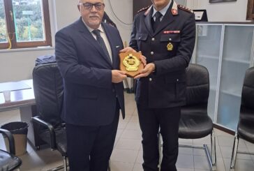 Il Prefetto Romeo in visita al comando della Polizia Locale di Siena
