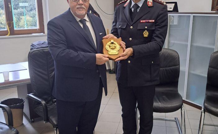 Il Prefetto Romeo in visita al comando della Polizia Locale di Siena