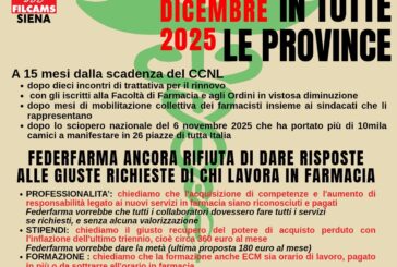 Farmacisti in assemblea alla Camera del Lavoro di Siena 