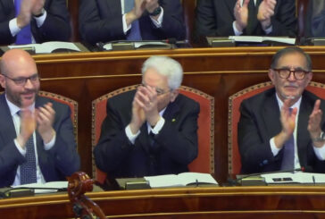 Il presidente Mattarella al Senato per il concerto di Natale