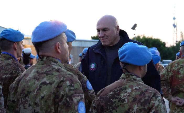 Difesa, Crosetto incontra i militari italiani in missione in Libano
