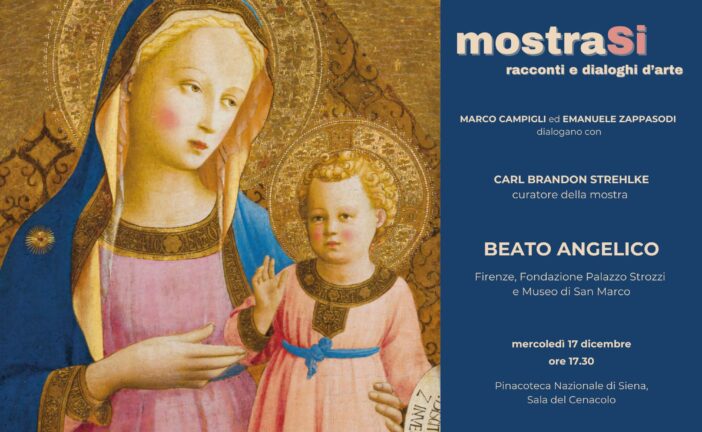 Il 17 dicembre torna 𝐌𝐨𝐬𝐭𝐫𝐚𝐒𝐈. 𝐑𝐚𝐜𝐜𝐨𝐧𝐭𝐢 𝐞 𝐝𝐢𝐚𝐥𝐨𝐠𝐡𝐢 𝐝’𝐚𝐫𝐭𝐞: 𝐁𝐞𝐚𝐭𝐨 𝐀𝐧𝐠𝐞𝐥𝐢𝐜𝐨