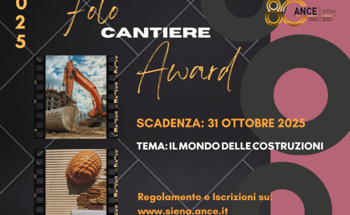 Concluso il concorso fotografico “Foto cantiere award”