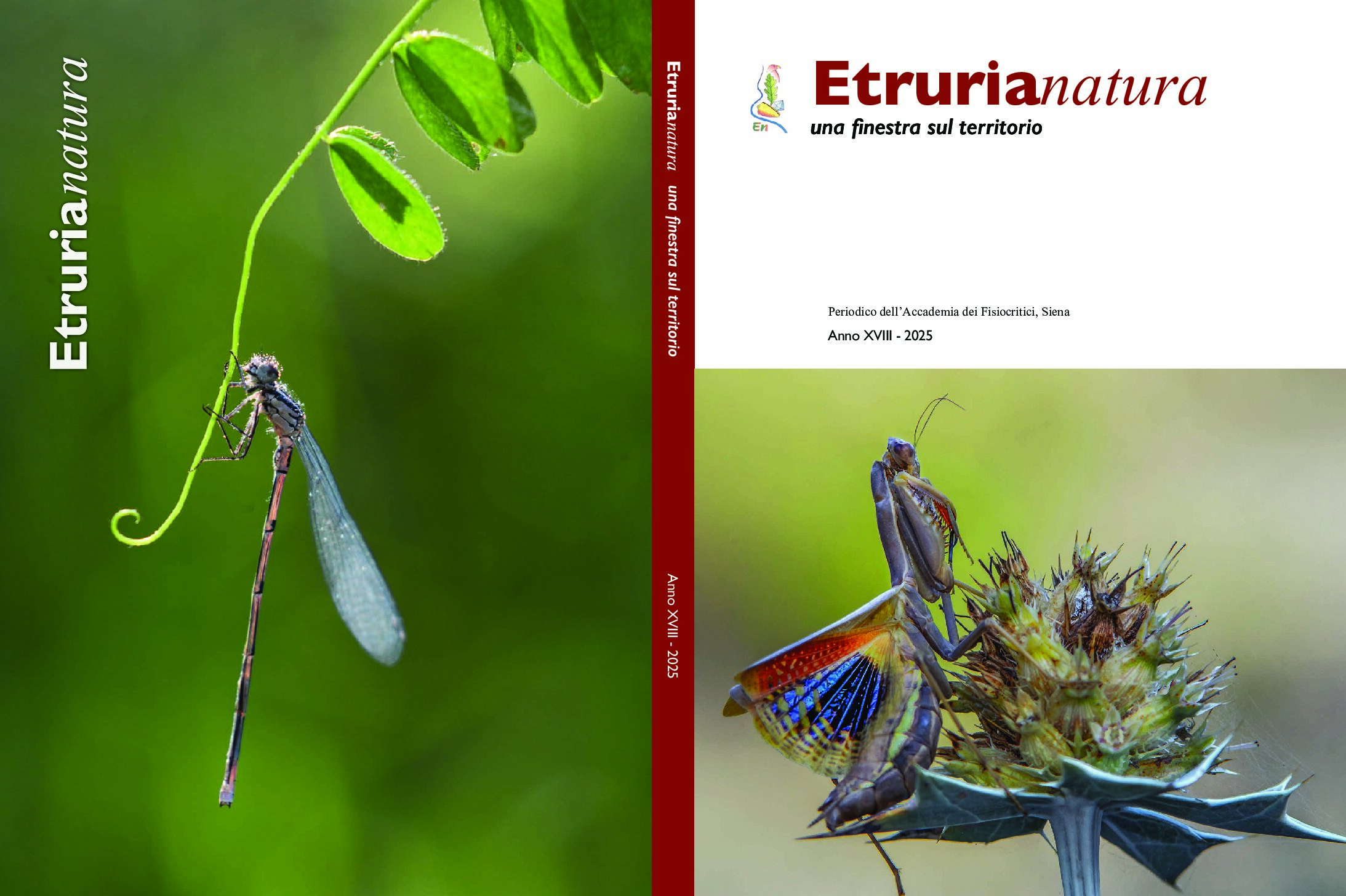 È uscito Etrurianatura 2025, il periodico dell’Accademia dei Fisiocritici