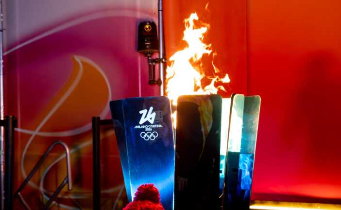 La fiaccola olimpica a Siena