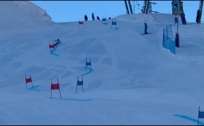 Federica Brignone si allena a Courmayeur, le immagini