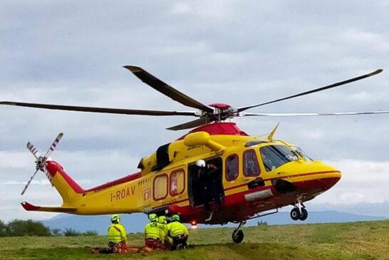 Gravissimo un motociclista dopo un incidente a Strove