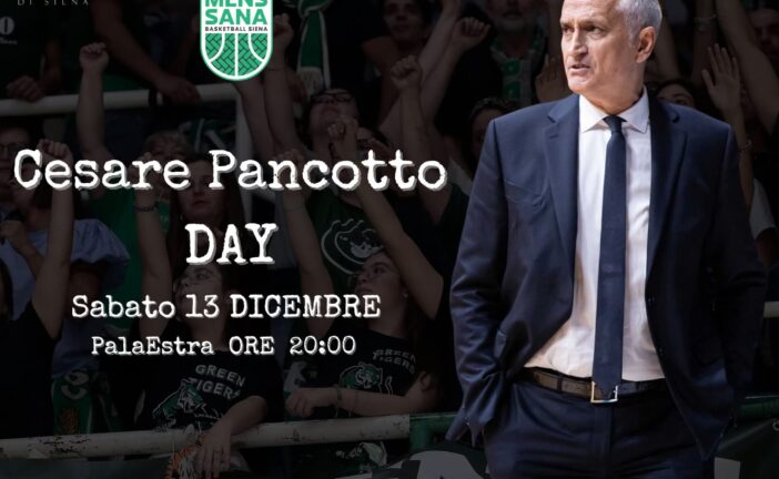 Il 13 dicembre la Mens Sana celebra Cesare Pancotto