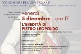 “L’eredità di Pietro Leopoldo”: convegno all’Accabì a Poggibonsi