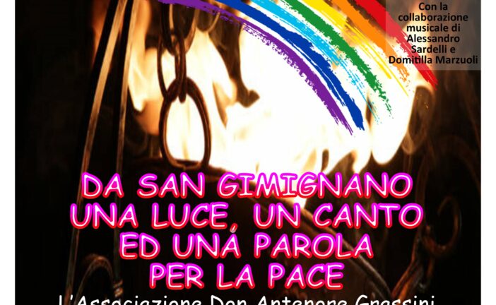 Da San Gimignano una luce, un canto e una parola di pace