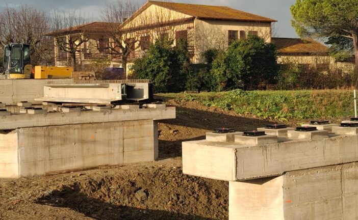 Ponte sul Canale Maestro della Chiana a Valiano: i lavori proseguono