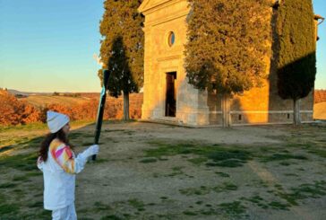 La Fiaccola Olimpica passa dalla cappella della Madonna di Vitaleta