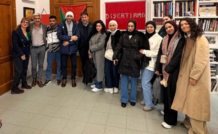 Arrivati oggi all’Università per Stranieri cinque studentesse e studenti di Gaza