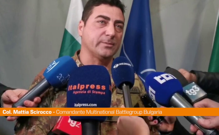 Nato, Scirocco "Multinational Battle Group Bulgaria a difesa fianco Est"