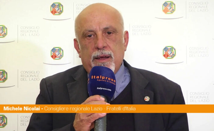 Lazio, Nicolai "Manovra espansiva, opere importanti per i Comuni"