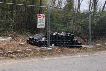 Ponte del Prete a Monteriggioni. Concluse le palificazioni