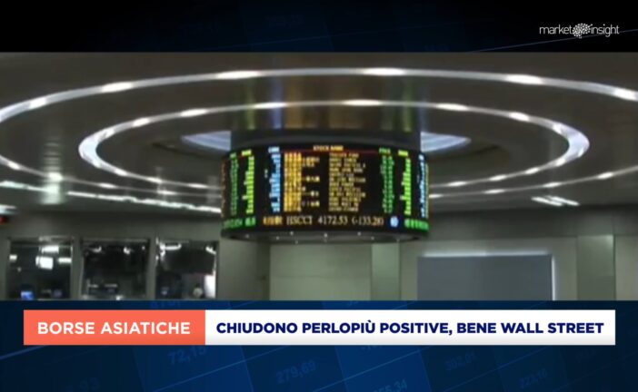 IN ASIA PREVALGONO I RIALZI, SURPLUS CINESE RECORD DI 1 TRILIONE DI DOLLARI