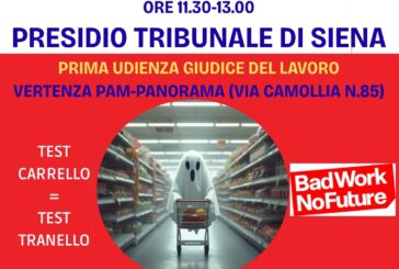 Presidio Cgil per la vertenza Pam Panorama/Giomi