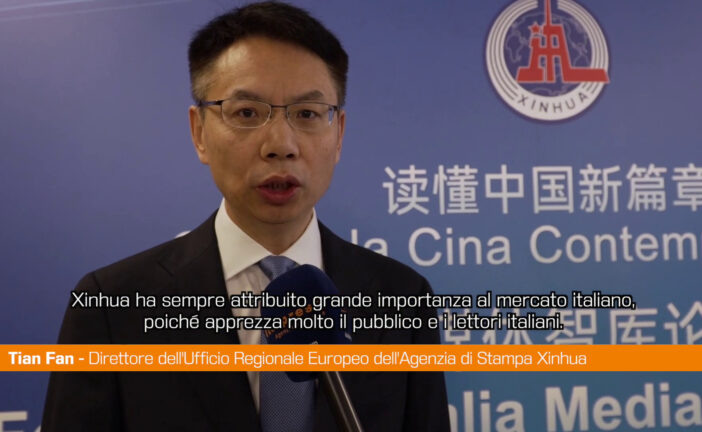 Media, Tian Fan (Xinhua) "Linea dedicata a Italia, Italpress nostro partner"