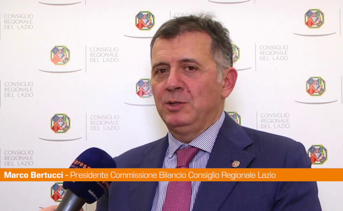 Lazio, Bertucci "Debito in calo e più risorse per la sanità"