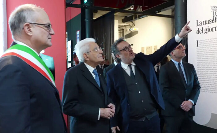 Mattarella all’inaugurazione della mostra de "La Repubblica" per i 50 anni