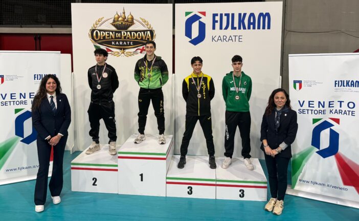 Mens Sana karate: Mallardi conquista il bronzo agli Open League di Padova