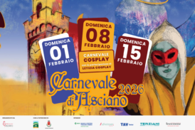 Fuoco, musica e maschere al Carnevale di Asciano 2026