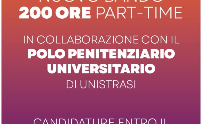 Unistrasi cerca studenti per 200 ore part-time