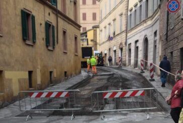Proseguono i lavori di sistemazione di via dei Gazzani