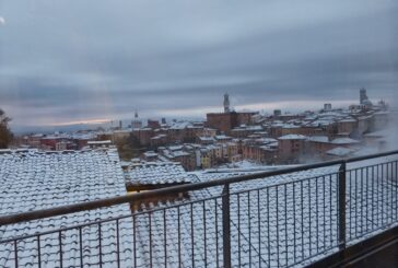 Nevicata inattesa a Siena: chiuse tutte le scuole e i centri anziani