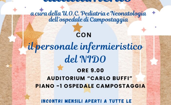 Ospedale di Campostaggia: ripartono gli incontri sull’allattamento