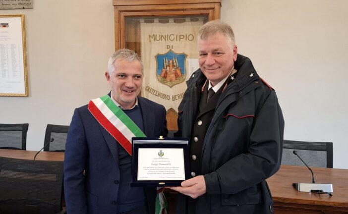 Il Comune di Castelnuovo Berardenga saluta e ringrazia il Maresciallo Luigi Tomaselli