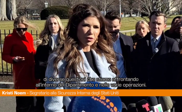 Usa, Noem “In Minnesota possibile uso dell’Insurrection Act"