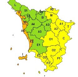 Allerta gialla per neve anche a Siena