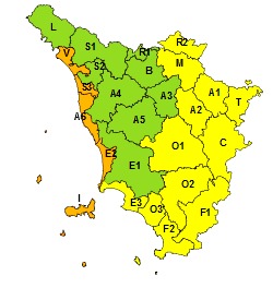 Allerta gialla per neve anche a Siena