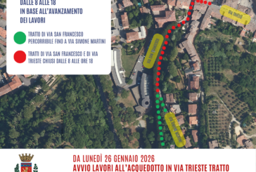 Poggibonsi: al via i lavori all’acquedotto in via Trieste