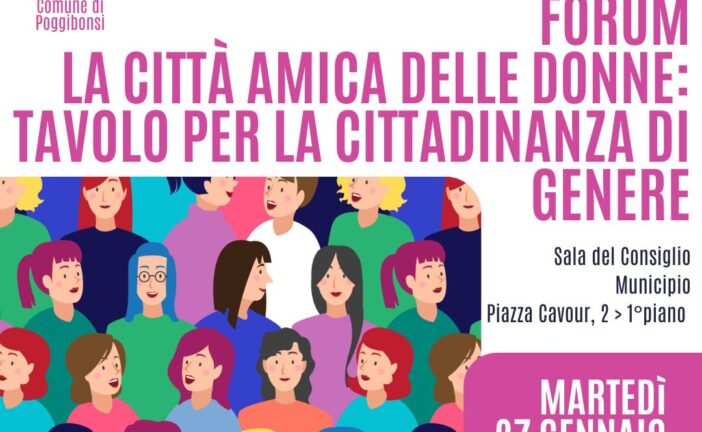 Partecipazione, in arrivo il Forum per la “Città amica delle donne”