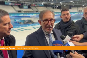 La Russa "Ice Park lascito per la città di Milano, un onore avere le Olimpiadi"