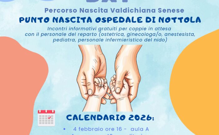 Punto nascita di Nottola, il 4 febbraio il primo open day del 2026
