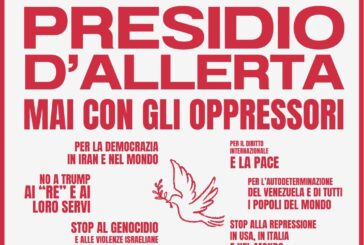 Oggi si accende il presidio d’allerta “Mai con gli oppressori”